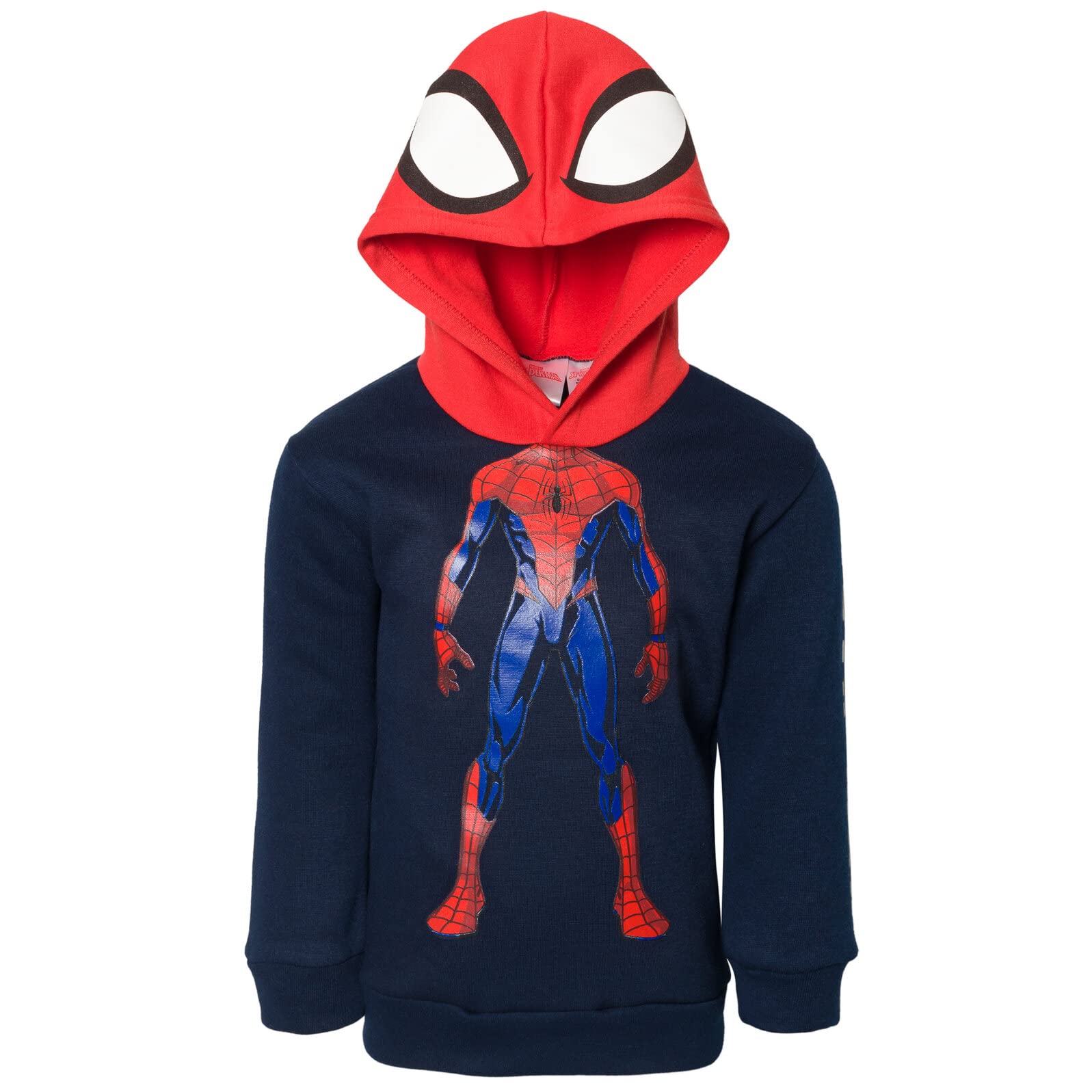 Marvel Avengers Spiderman Boys Fleece Cosplay Pullover Hoodie Toddler to Big Kid